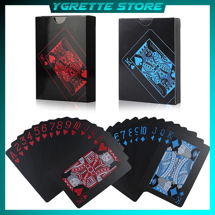 MBOISGET - DEDOMON Kartu Remi Plastik Anti Air Waterproof poker plastic cards