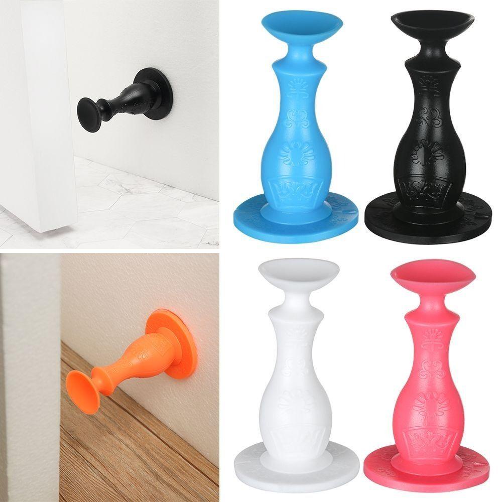 Suyo Door Stopper Kamar Tidur Suction Kuat Silikon Anti Benturan Penahan Pintu