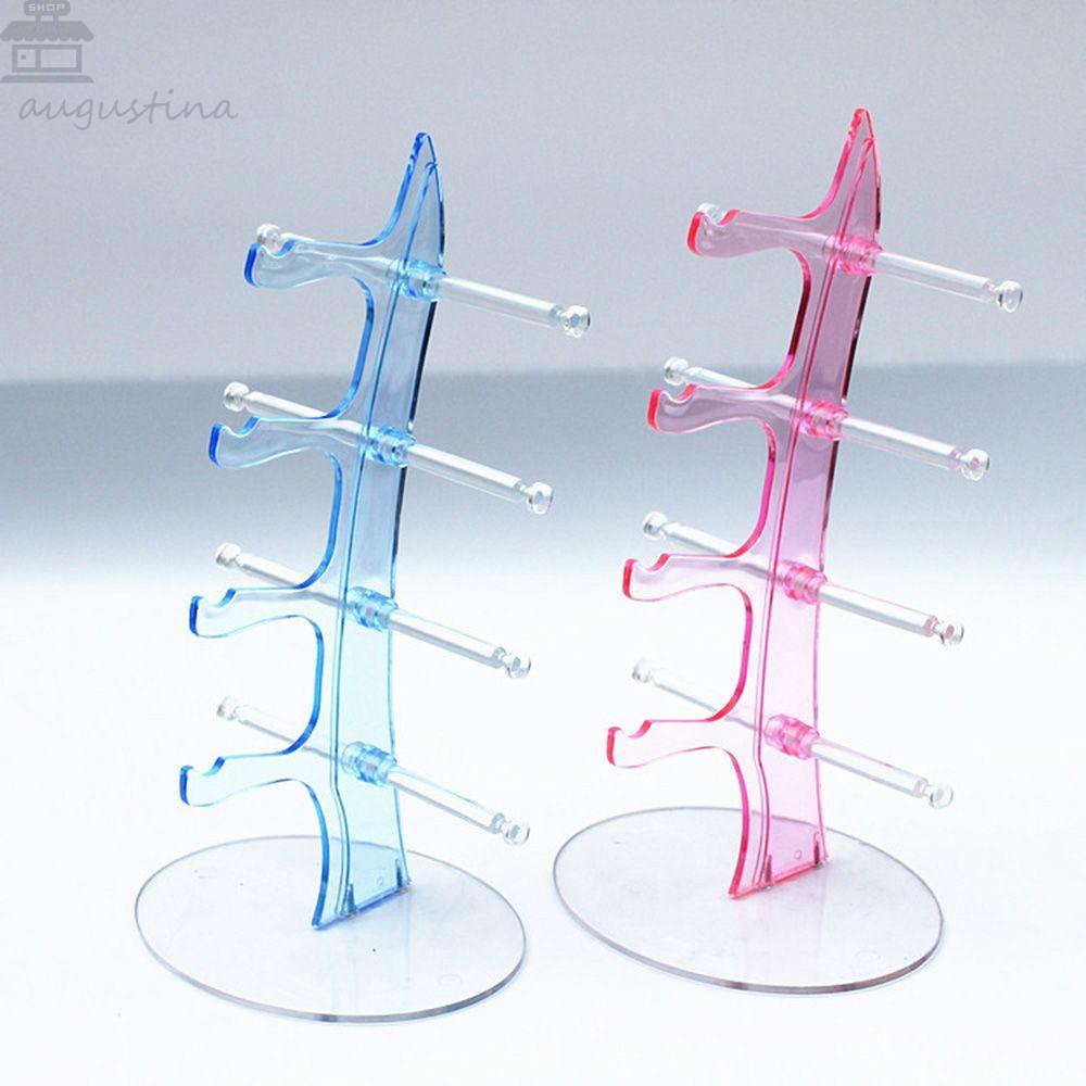 Agustinina 5pasang Display Kacamata Stand Aksesoris Kacamata Sederhana Wadah Konter Kacamata Sunglasses Display Holder Kacamata Baca Penyangga Penyimpanan Kacamata