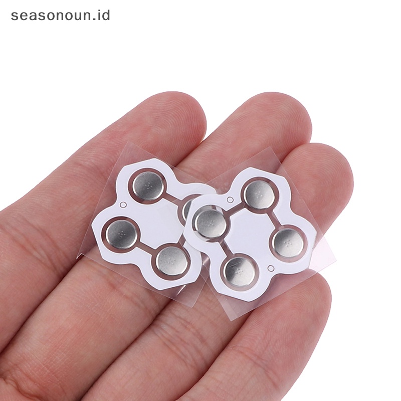 Seasonoun 2pcs FIlm Konduktif Untuk NS Switch Joy-Con Controller D-Pad Tombol Papan PCB.