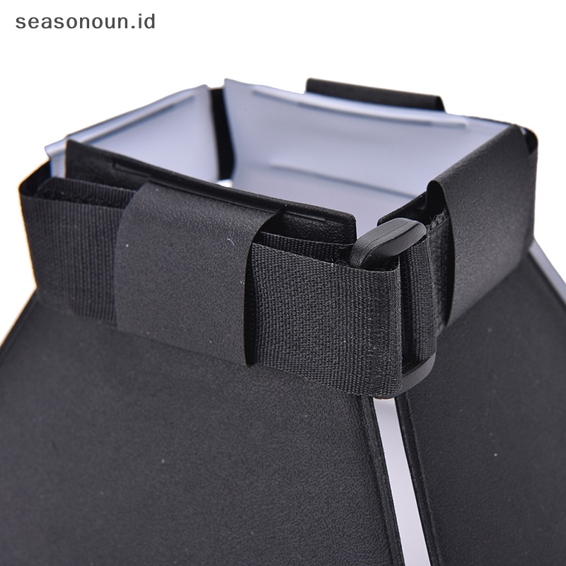 Seasonoun 30 * 27cm Hot Portable Flash Diffuser Softbox Reflektor Untuk Canon Nikon SLR.