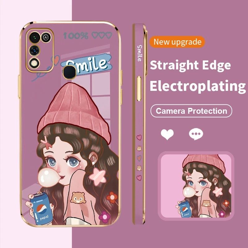 Cute Girl Phone Case For Oppo F11 A9X A92019 RENO34G F15 A91 RENO44G RENO54G/5G RENO5K RENO64G RENO7