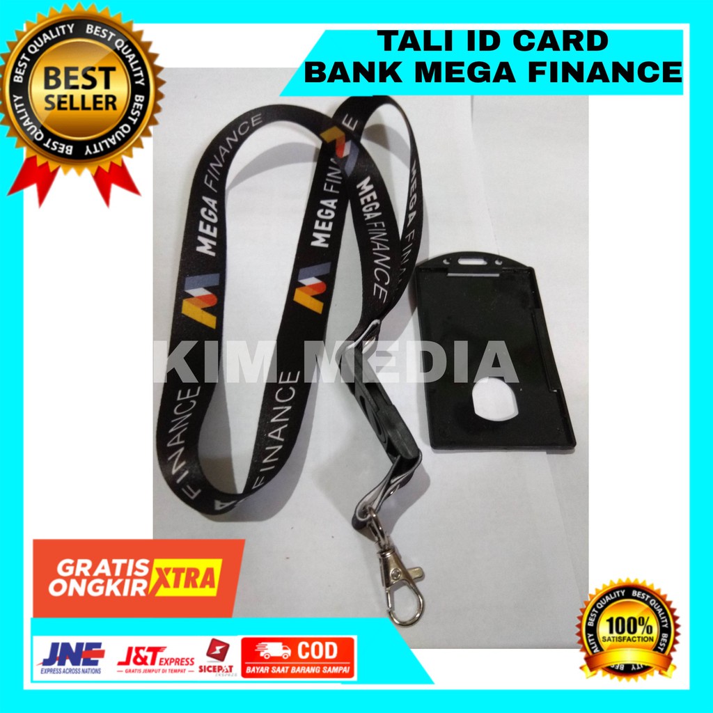 

Tali Id Card Lanyard Bank Mega Finance satuan ecer