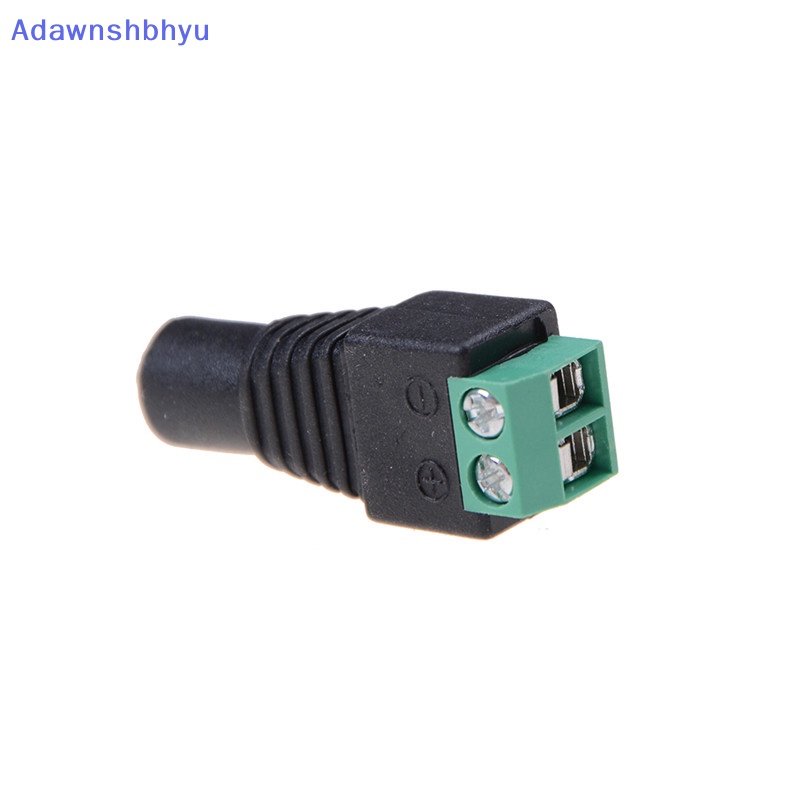 Adhyu 2Pcs 2.1 x 5.5mm DC Power Female Plug Jack Adapter Konektor Untuk CCTV DVR Light ID