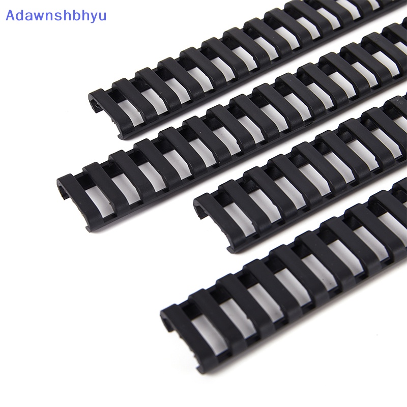 Adhyu 4pcs Penutup Rel Karet Bentuk Tangga Bahan Plastik Untuk Penutup Pelindung Handguard. Id