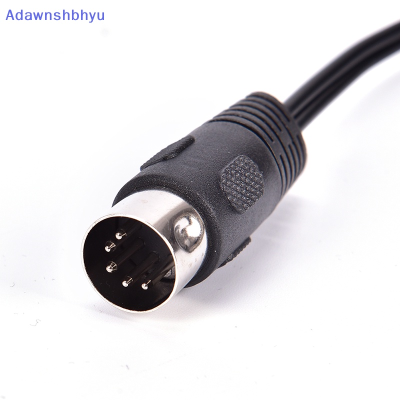 Adhyu MIDI DIN 5P Male to 2kabel RCA Phono Female Socket Jack MF Audio 0.5M ID