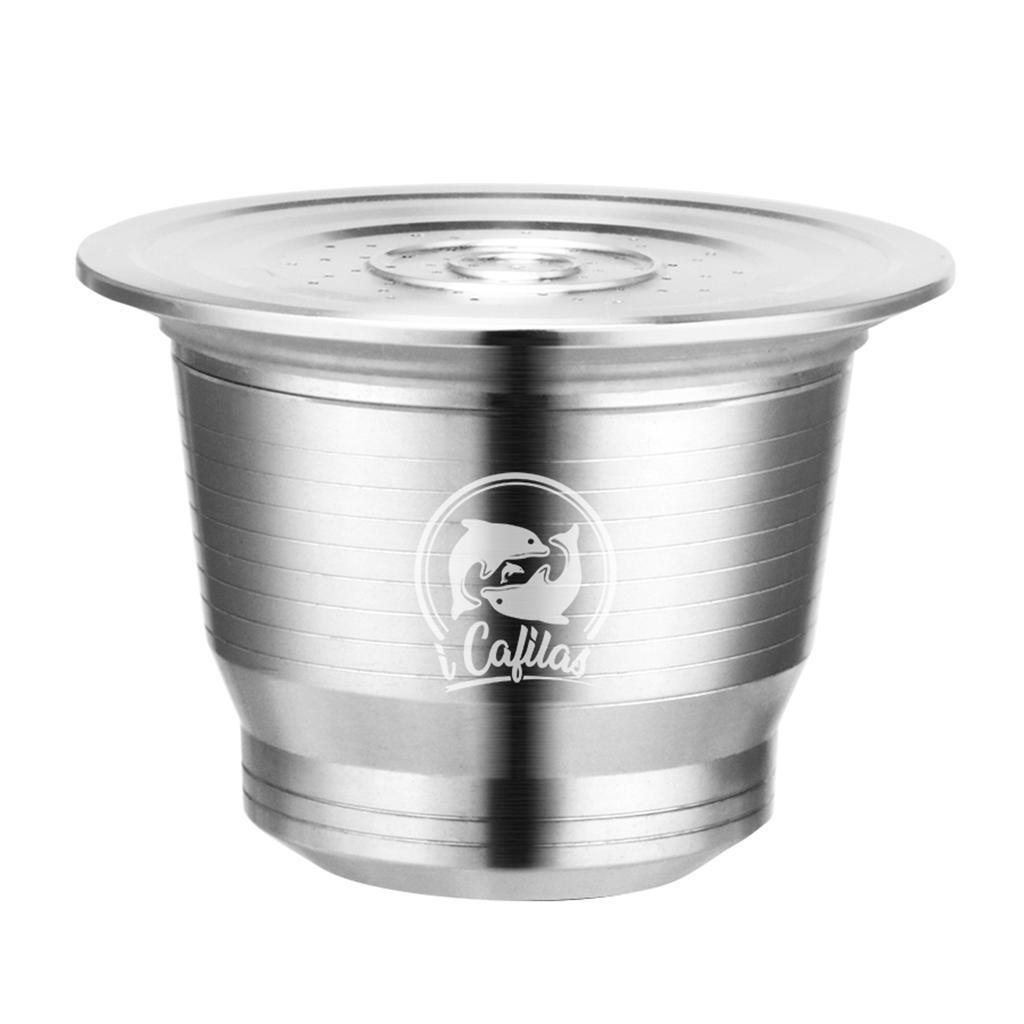 Pod Filter Kapsul Kopi Isi Ulang Dengan Sendok Untuk Nespresso Tanpa Tamper