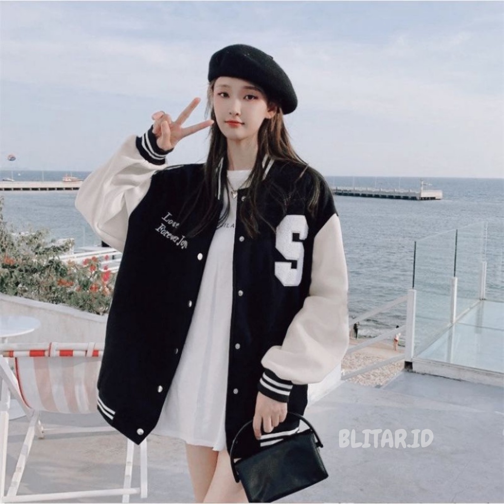 best deals jaket bomber varsity baseball pria wanita laki laki perempuan ukuran jumbo 5xl 4xl 3xl