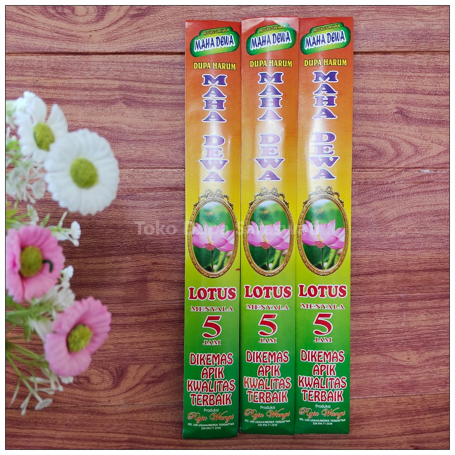 Hio Dupa Wangi Aromaterapi Lotus Nyala 5 Jam Isi 5 Stik