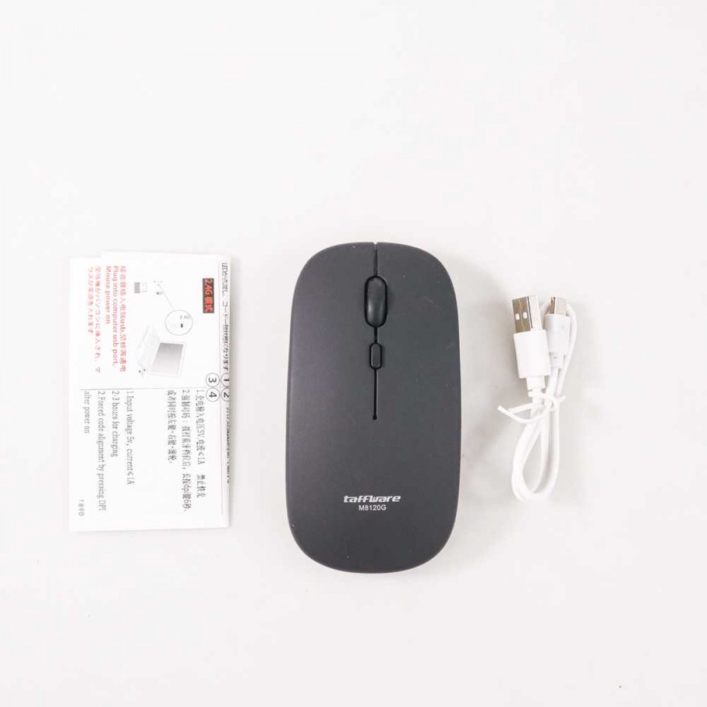 Taffware Mouse Bluetooth 5.2 &amp; Wireless 2.4G Rechargeable  M8120G