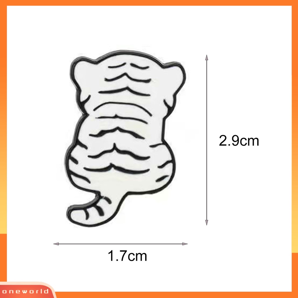 [ONE] Bros Pin Macan Belakang Tetes Minyak Pria Wanita Halus Tahan Lama Bros Baju Dekor