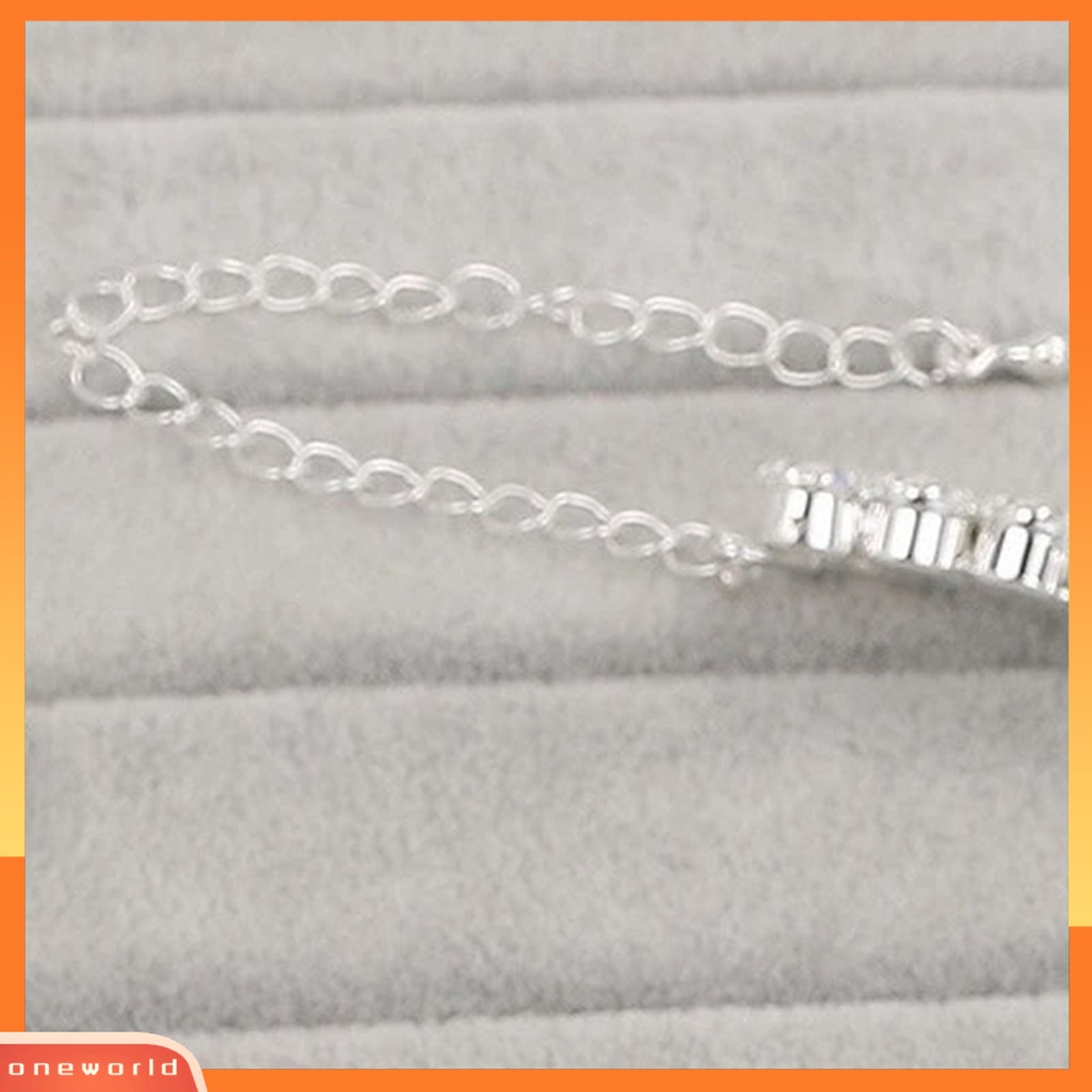 [ONE] 1set Set Perhiasan Berlian Imitasi Elegan Untuk Wanita Alloy Kristal Imitasi Choker Kalung Anting Gelang Ideal Untuk Pesta Pernikahan Pengantin