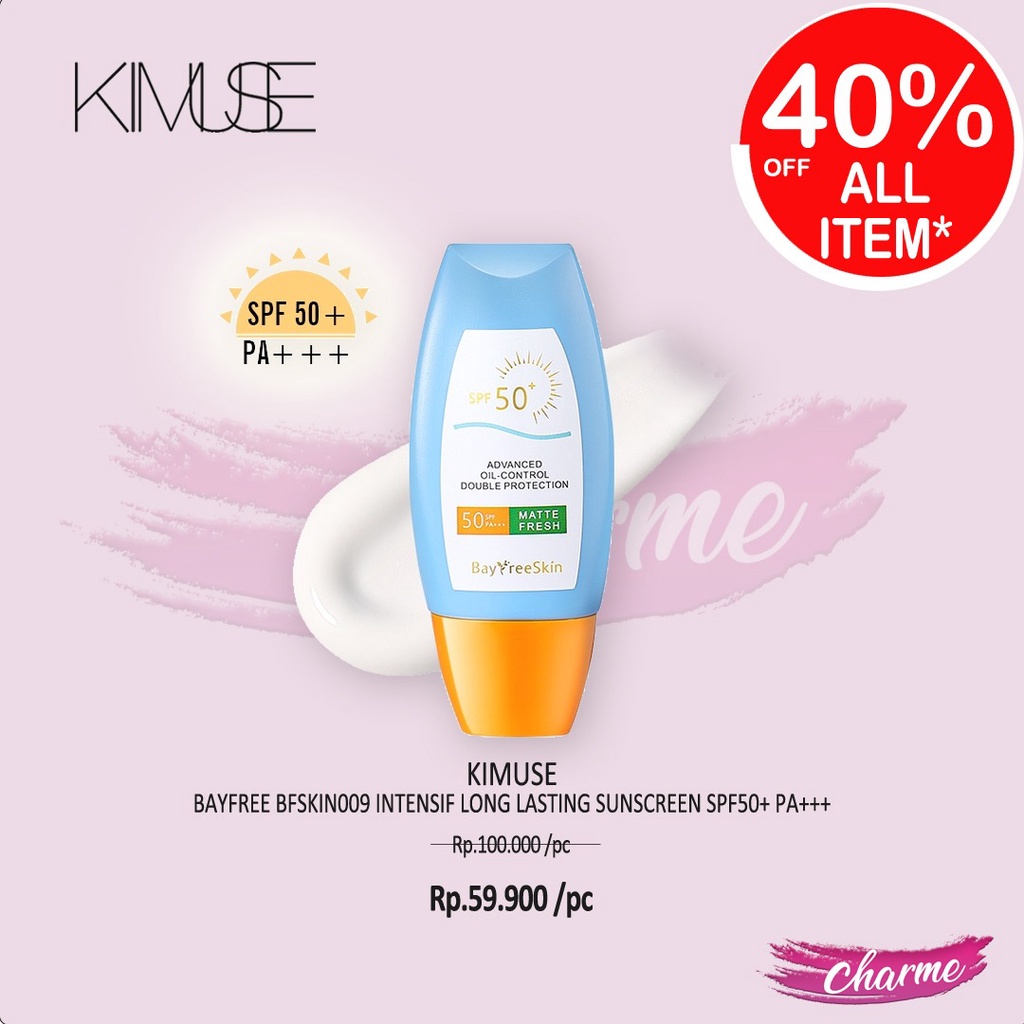 (READY &amp; ORI) Kimuse Bayfree Intensive Long-lasting Sunscreen BF SKIN009