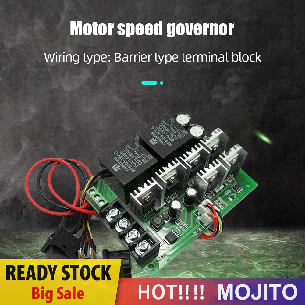 Dc12v 24V 36V Brush Motor Speed Controller 2000W 40A Modul Gubernur Motor