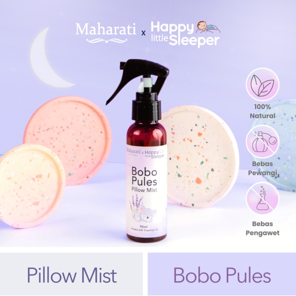 Pillow Mist Linen Spray | Lulla Series | Aromatherapy Deep Sleep Aid Bed Fabric Linen Room Mist Spray by Bobo Pules Maharati