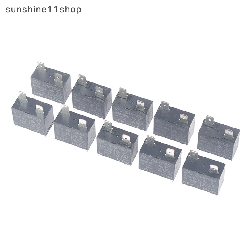 Sho 12VDC 20A 250VAC 4Pins Untuk Ac Inovatif Dan Tergantikan 2/5/10PCS Relay Daya 12V SFK-112DM N