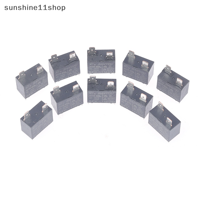 Sho 12VDC 20A 250VAC 4Pins Untuk Ac Inovatif Dan Tergantikan 2/5/10PCS Relay Daya 12V SFK-112DM N