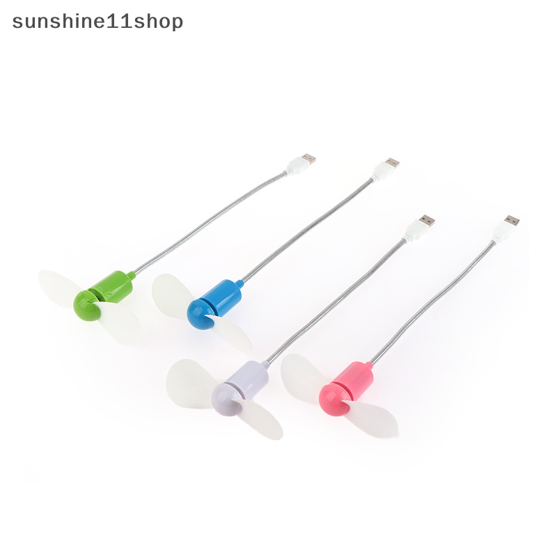 Sho Kipas Angin Mini USB Flexible Cooling Fan Mini Laptop PC Portable Cooler Untuk Komputer N