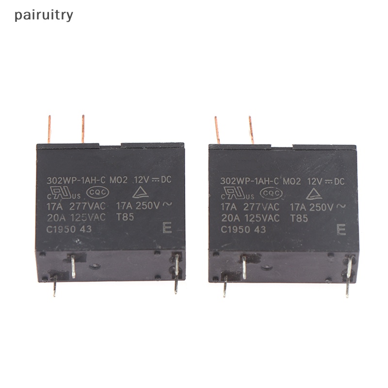 Prt 2pcs Relay 12V 302WP-1AH-C M02 12VDC 4pin Untuk Microwave Oven PRT