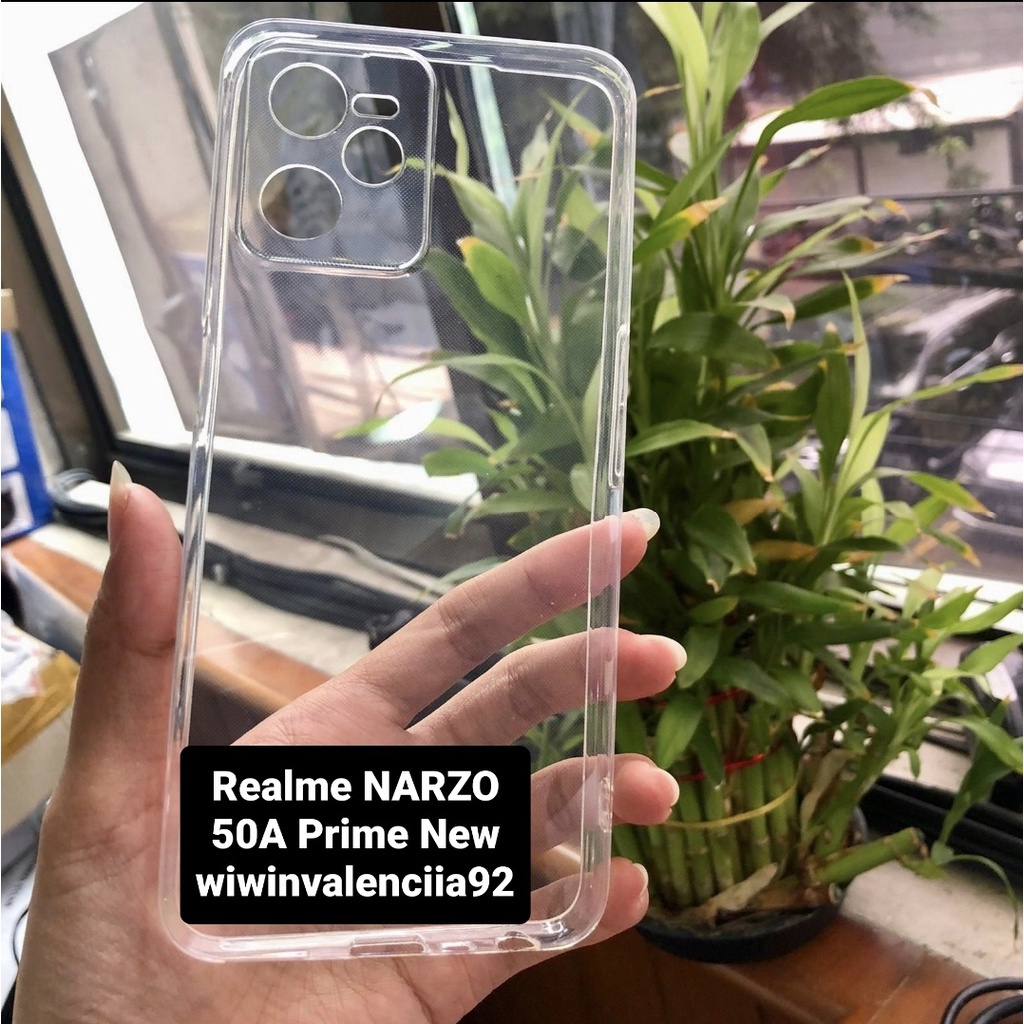 Softcase ULTRA Thin PC Black Or Clear REALME NARZO 50A PRIME 50i/C55/C35/C31/C30s/C30/C33 Soft Case Ultra SLIM Thin Bening TRANSPARANT Hitam Matte Doff Silicone-Silikon Protecth Camera/Pelindung Kamera Tipis TPU HD Plus A 5G 4G i S 50 Cover