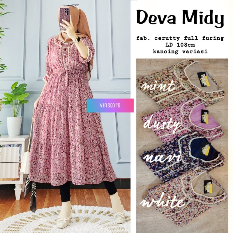 DEVA MIDY ORI VINSTORE | Midi Ceruty full furing