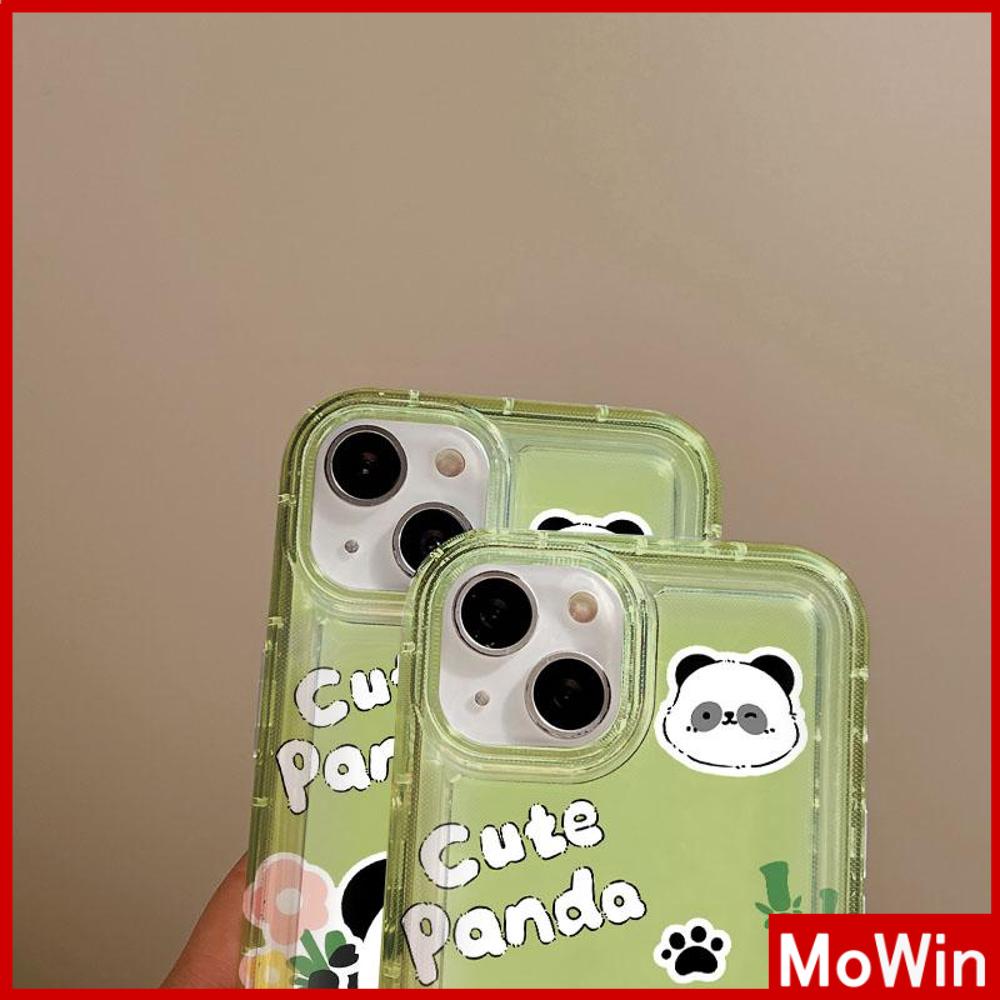 Case iPhone 14 Pro Max iPhone Case Bening Case TPU Soft Case Airbag Shockproof Perlindungan Kamera Lucu Panda Besar untuk iPhone 13 Pro Max iPhone 12 Pro Max 11 8Plus 7Plus 6Plus XR X MAX