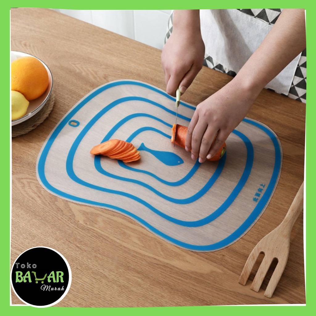 TGM - Talenan Transparan Flexible Alas Pemotong Serbaguna Cutting Board Alat Potong Dapur Motong Sayur Multifungsi Serbaguna
