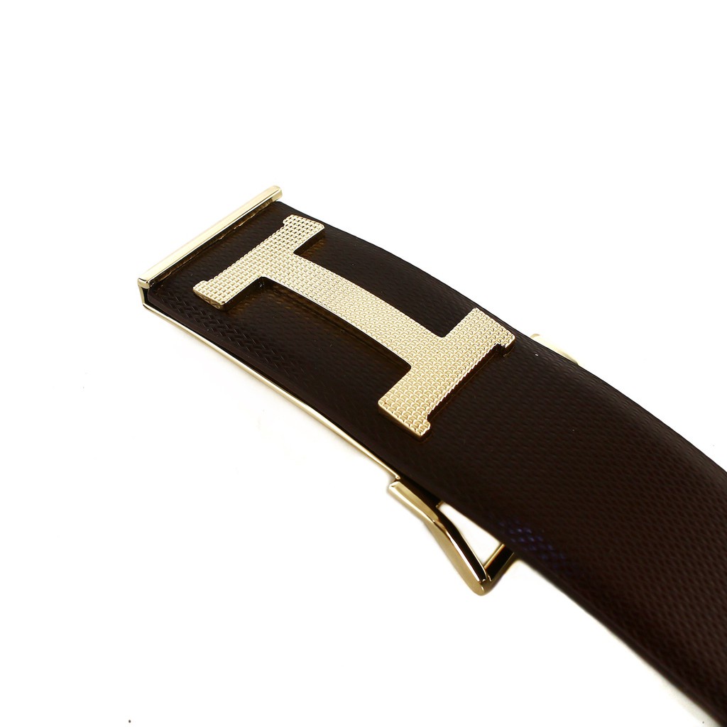 GESPER SABUK GASPER IKAT PINGGANG KULIT PRIA ASLI MODEL CANTOL 818 Gold Coffee
