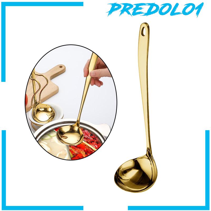 [Predolo1] Cooking Ladle 10.6 ''Sendok Saji Stainless Steel Untuk camping Piknik