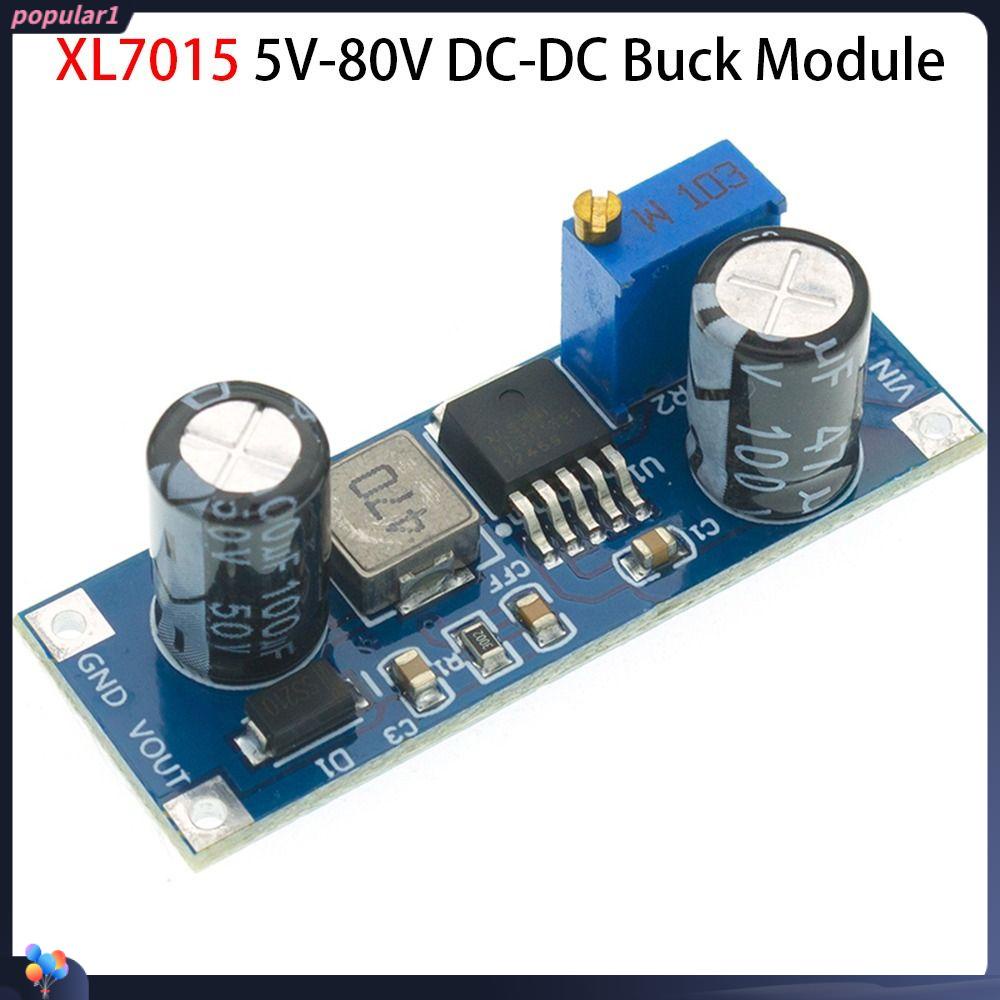 Populer 3pcs Modul Buck Komponen Elektronik 5V-80V Lebih Baik Dari 7005A DC Converter