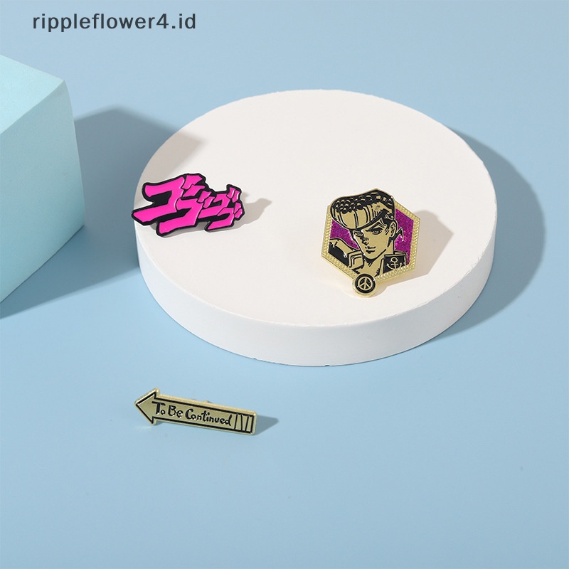 {rippleflower4.id} Anime Enamel Pin To Be Conued Bros Ransel Lencana Perhiasan Hadiah~