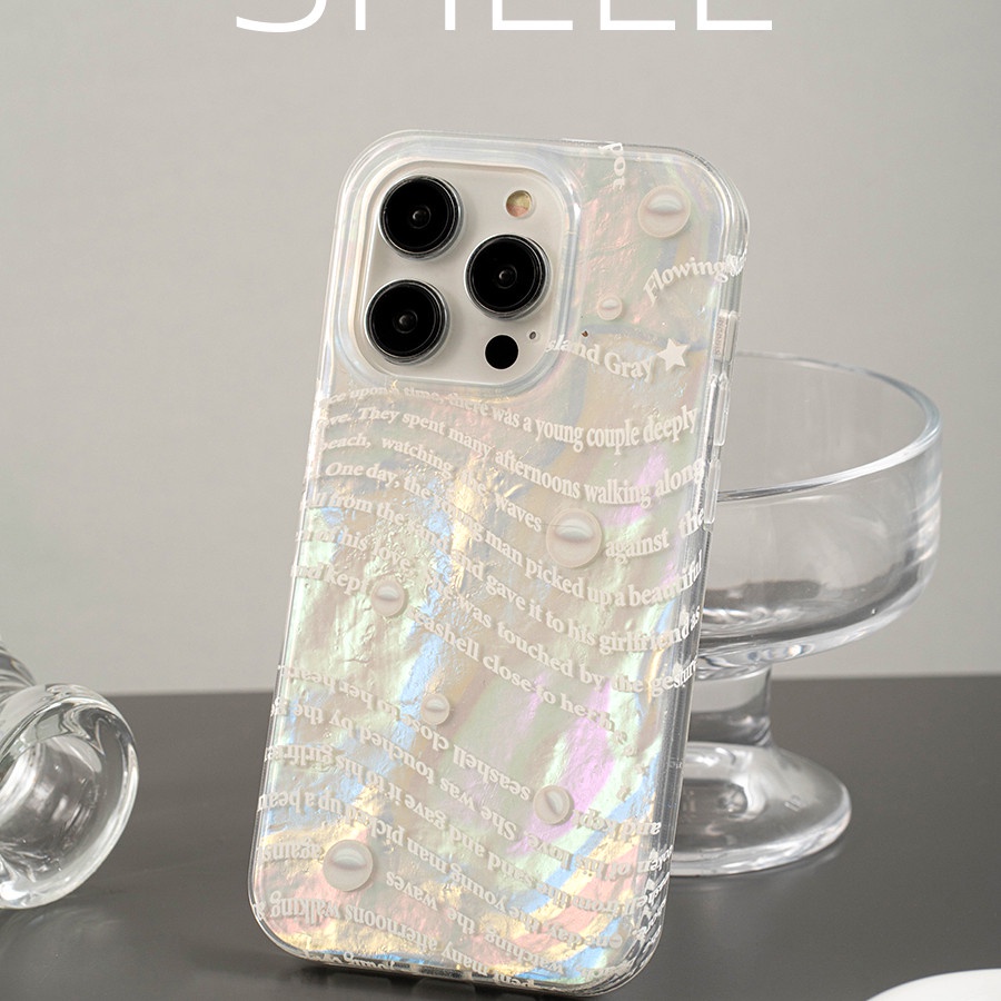 Ins Gaya Shell Cocok Untuk iPhone 14 Pro Max Casing Ponsel iPhone Dua Lapis Pola Dicetak Kompatibel Dengan Iphone13 13pro 13prm iPhone 11 11pro 14plus 12Pro Max Shockproof TPU Phone Case