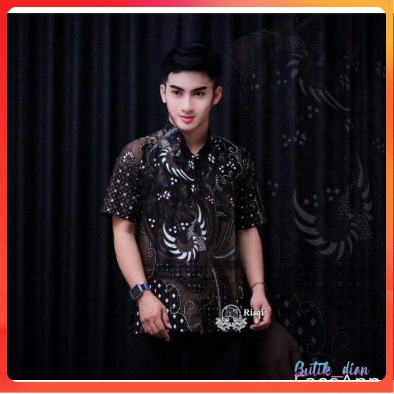 [BUTIKDIAN] Batik Pria hem batik pria batik moderen