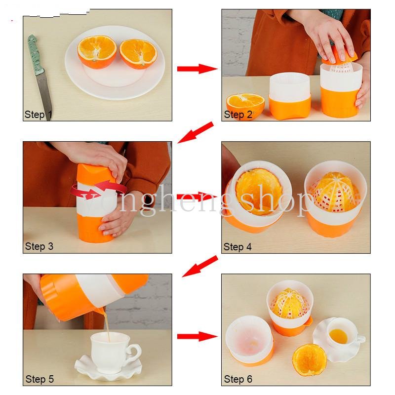 Alat Peras Jeruk Manual Portable Citrus Lemon Juice Press Pemeras Buah Mesin Juice Extractor Mini Gadget Dapur