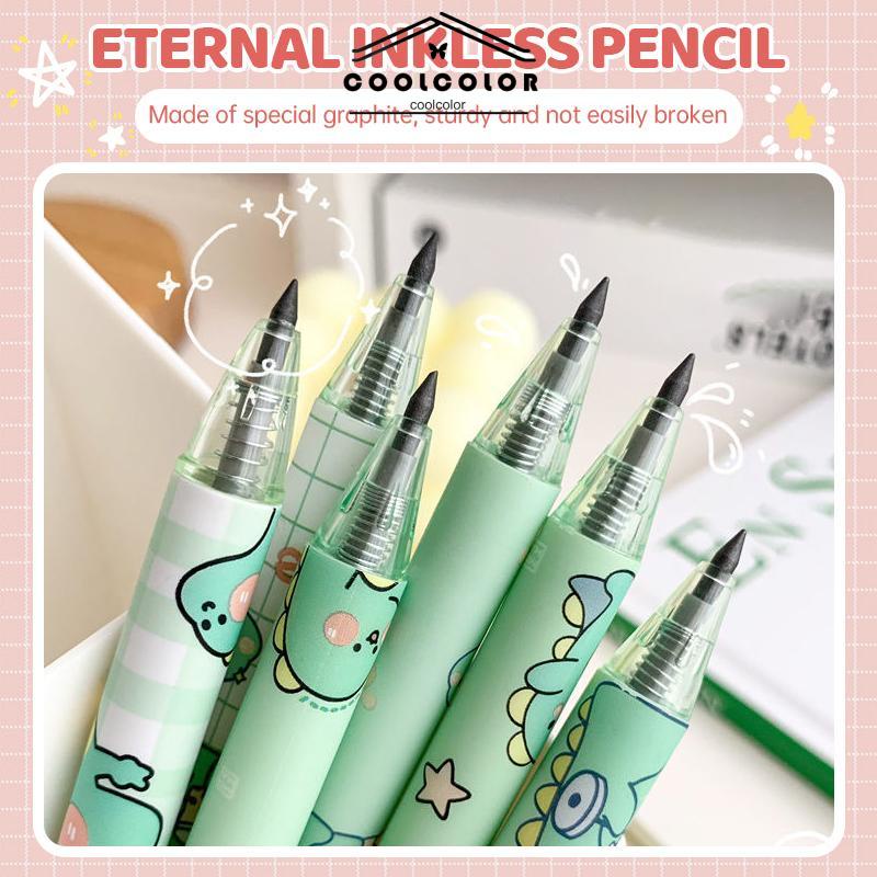 COD❤️Pensil Abadi Kreatif Cewek Cantik Awet Tidak Mudah Patah Pensil Tidak Diraut- cl