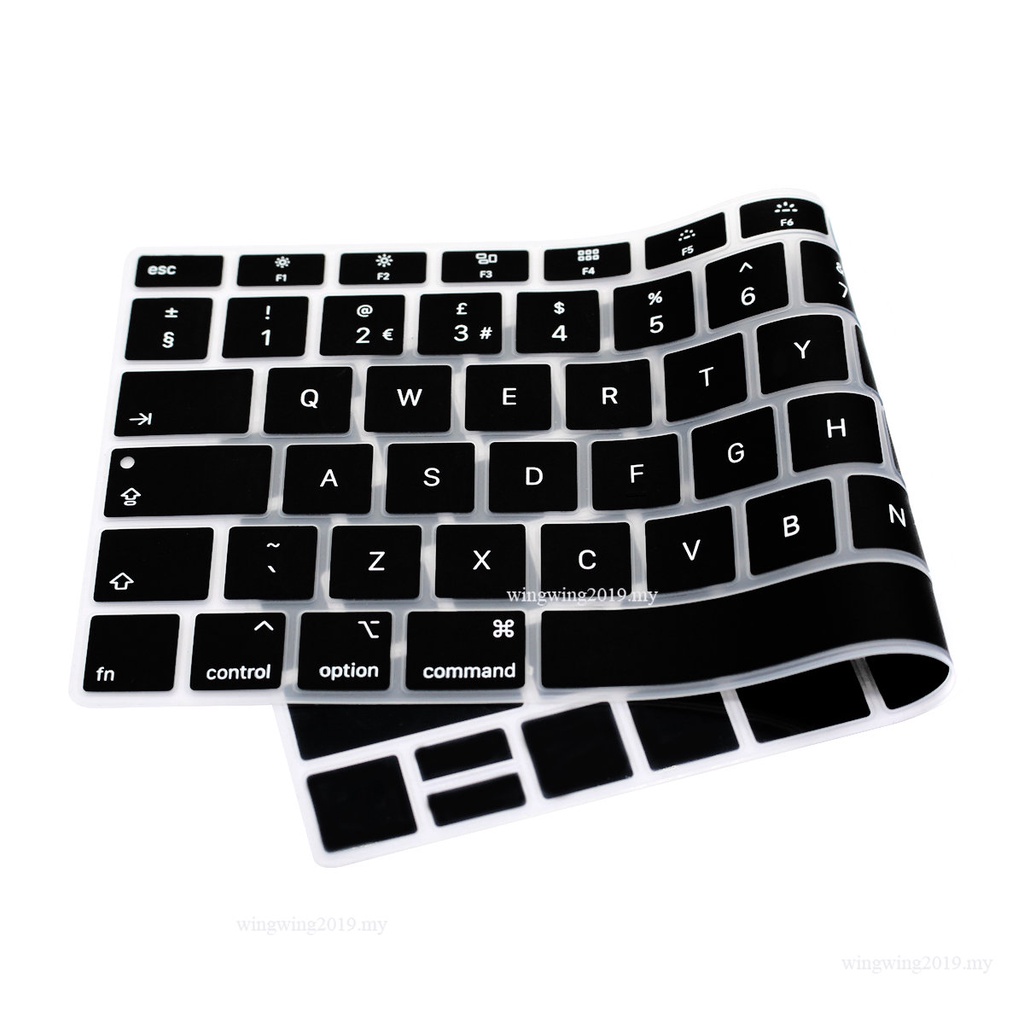 13air 13.6 Kulit Keyboard, Silikon Cover Untuk 12mabook 11air14 Pro 13.3 M1 15touchbar 16 M2 Rusia Spanyol Perancis Jepang