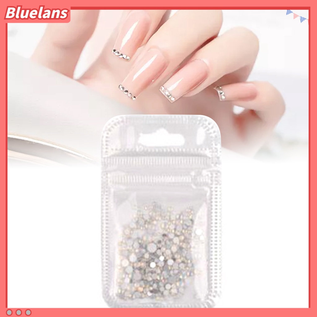 [BLM] Hiasan Kuku Nail Art Rhinestones Sparkling Pretty Dekorasi Kuku Flat Back Clear Strass Stones Untuk DIY