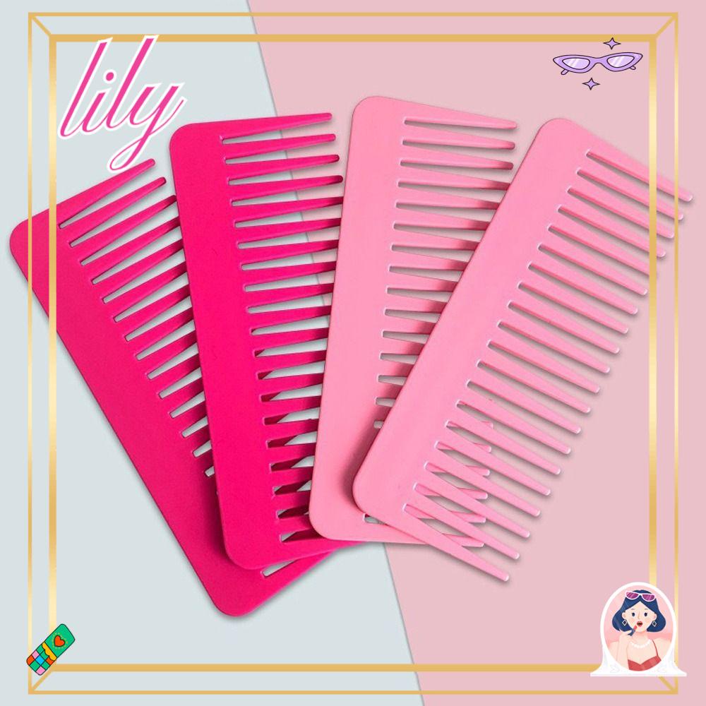 Sisir Gigi Lebar LILY Alat Styling Salon Jumbo Besaran Plastik Profesional Baru