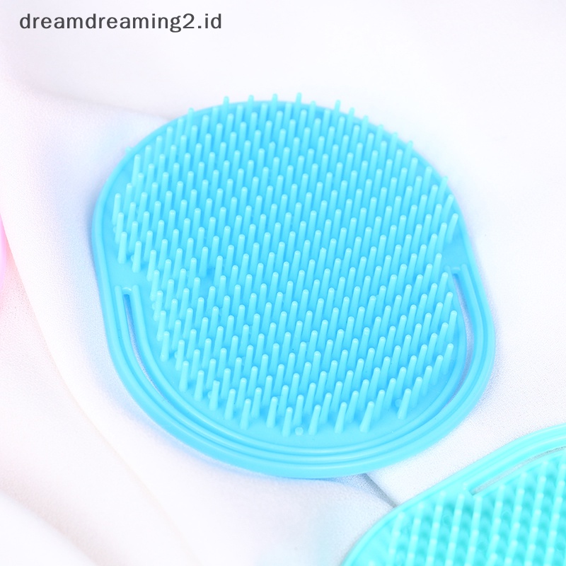 (drea) 1pcs Pocket Travel Sikat Sisir Rambut Pria Jenggot Kumis Palm Pijat Kulit Kepala //