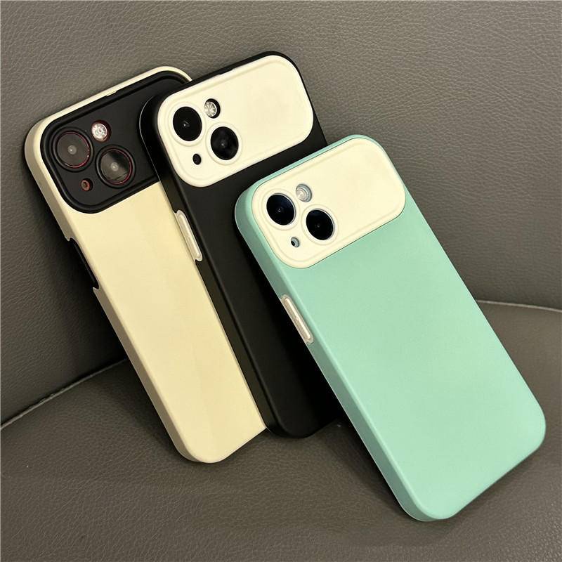 IPHONE Shockproof Silicone Matte Anti-Sidik Jari Ponsel Case Untuk iPhone12 11 Pro MAX XS MAX X XR Pria Protect Lens Cover Untuk iPhone12 iPhone11