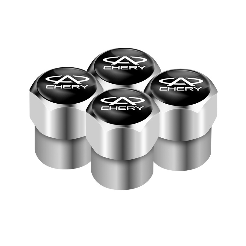 Chery Tutup Klep Ban Roda Mobil Tyre Rim Stem Covers Untuk Tiggo 87 6 4 5x Pro Arrizo Omoda 5 FX Fulwin Face QQ Aksesoris