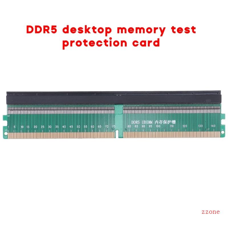 Zzz Kinerja Tinggi DDR5 DC1 2V 288Pin Desktop PC Komputer Memory Testing Pelindung Kartu Perlindungan Adapter