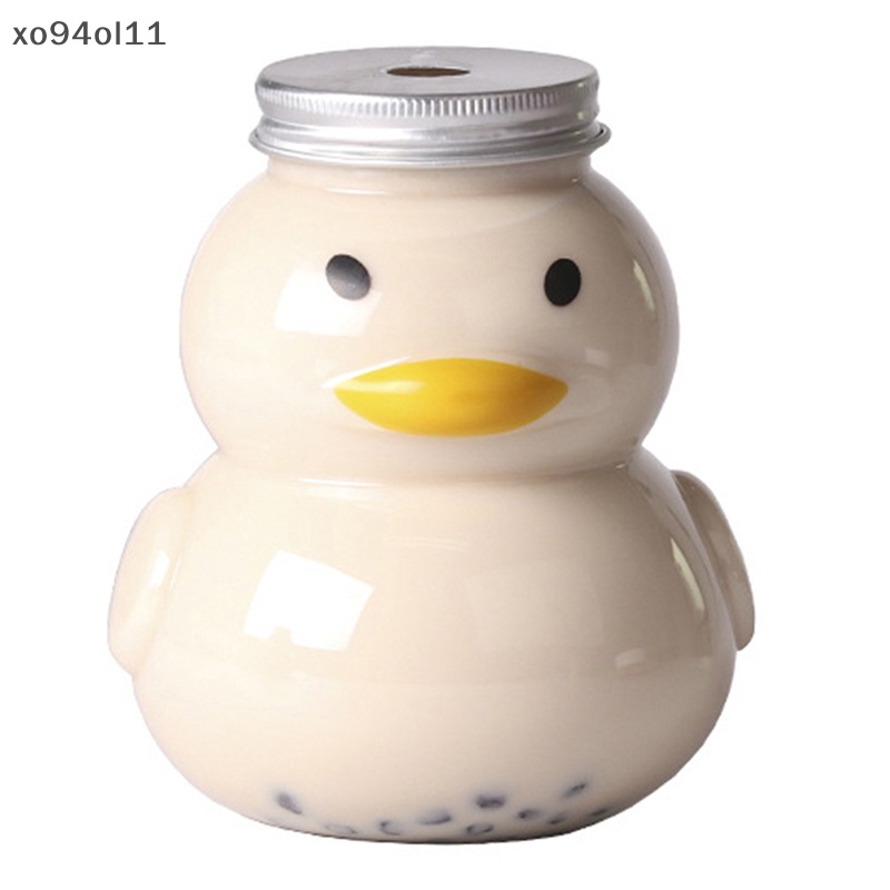 Xo 500ML Duckling Fruit Water Cup Botol Minuman Yogurt Kopi Juice Bottle Party OL