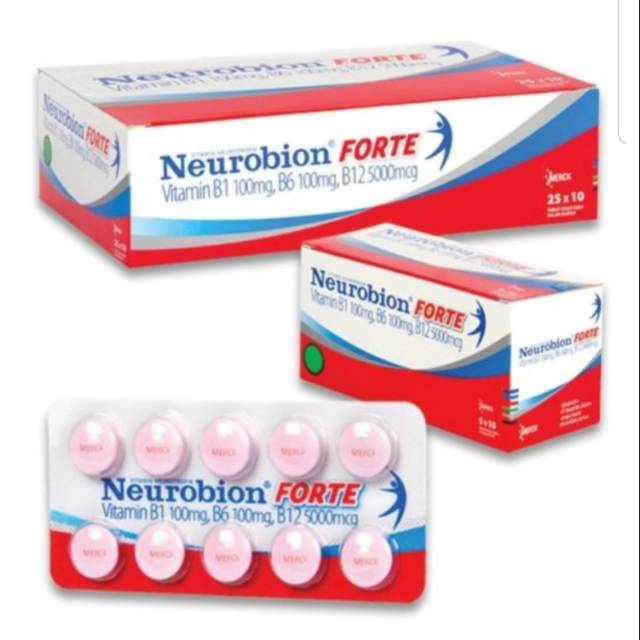Neurobion Forte (kemasan strip isi 10 tablet), Obat kebas, Kesemutan