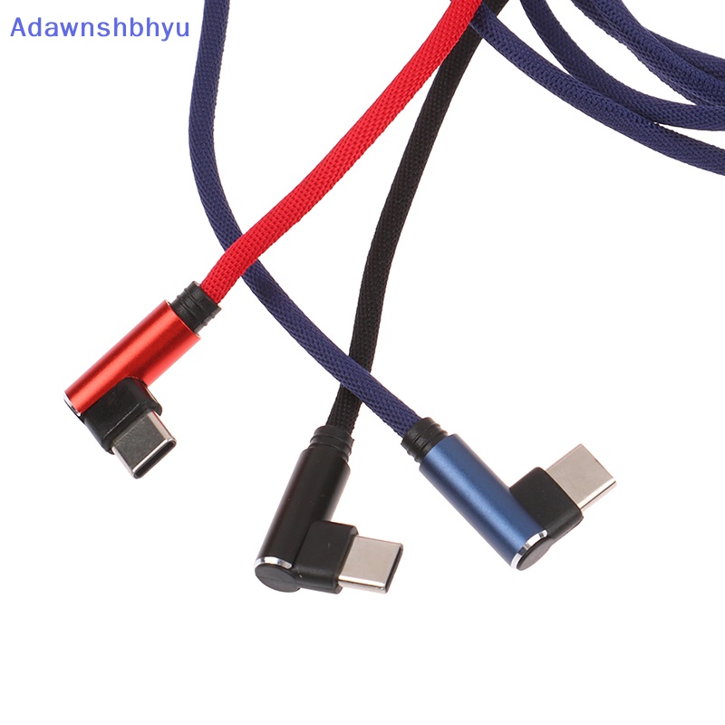 Adhyu usb Type c 90derajat Pengisian Cepat usb c Kabel Tipe-c data Cord Charger usb-c ID