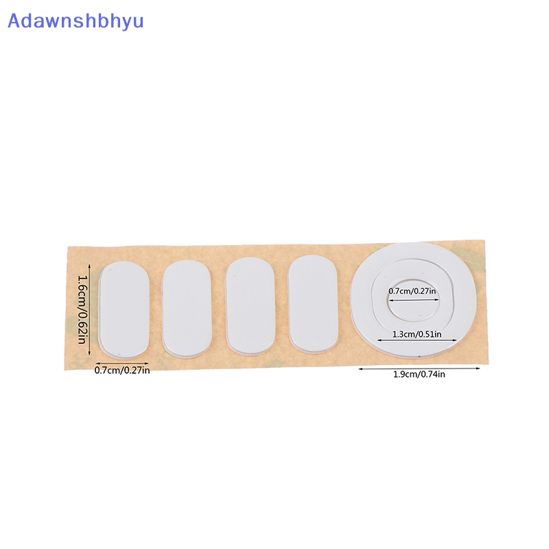 Adhyu 1Set Mouse Feet Mouse Skates Untuk G304 G305 Mouse White Mouse Glides Curve Edge ID