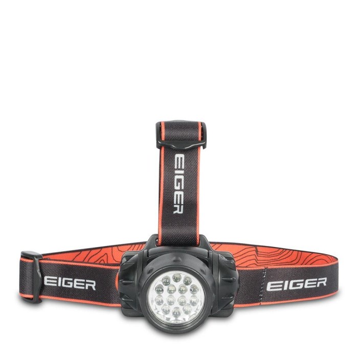 EIGER Original HORAGALLES HEAD LAMP LAMPU EMERGENCY BATERAI