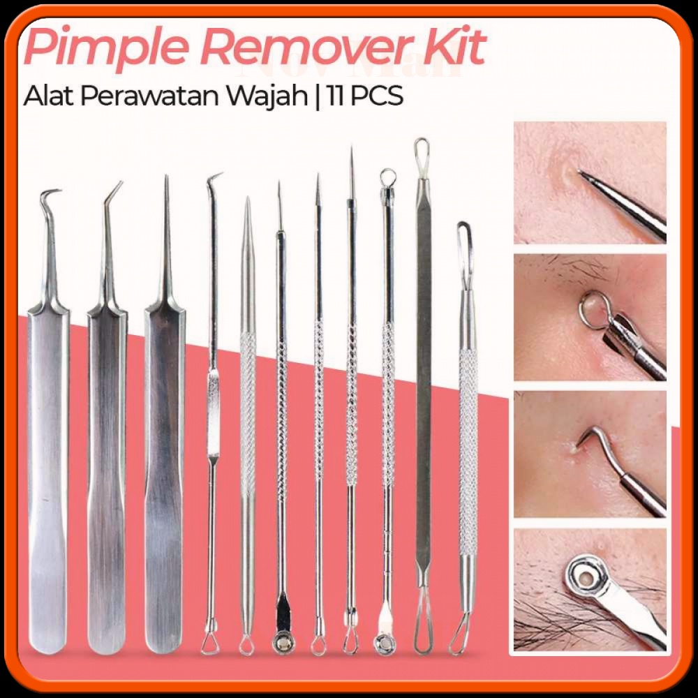 Dedomon Alat Perawatan Wajah Skin Acne Pimple Remover Kit - BY319