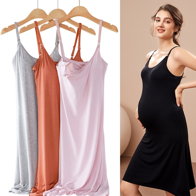 Maternity tank top dress menyusui