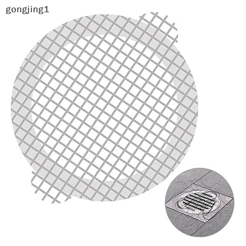 Ggg 10PCS Disposable Shower Drains Hair Catcher Mesh Stiker Kamar Mandi Mandi Mandi Shower ID